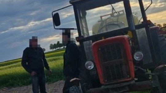Traktorzysta z promilami