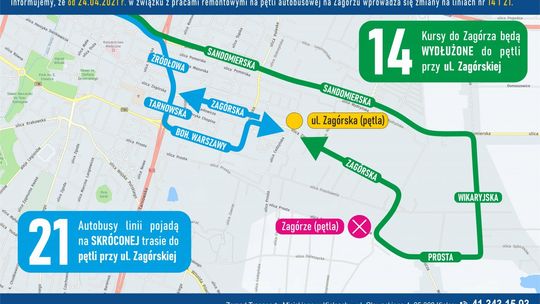 Trasa dwóch linii autobusowych ulegnie zmianie