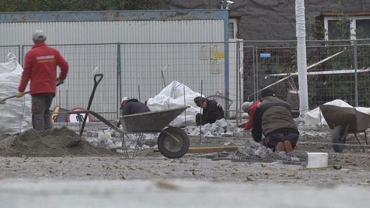 Trwa budowa ulicy Leśnej