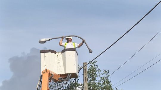 Trwa wymiana oświetlenia ulicznego