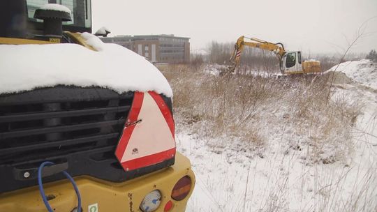 Trwają przygotowania terenu pod budowę kampusu Głównego Urzędu Miar