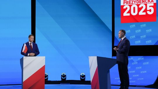 Trzaskowski i Nawrocki m.in. o Ukrainie, ale także o "ustawkach" i "półświatku"