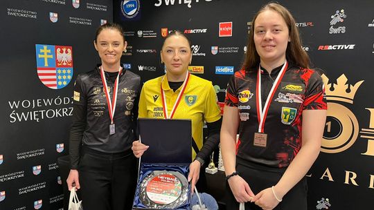 Trzy medale dla Kielc w Pucharze Polski Kobiet w Bilard