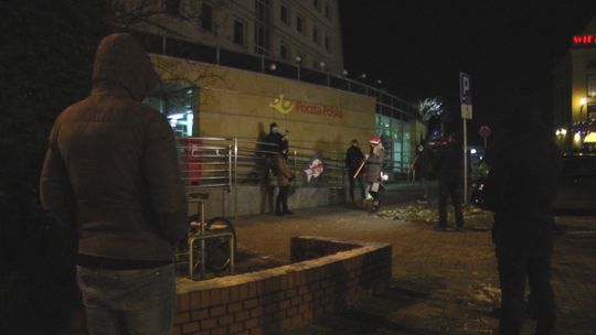 Uczestnicy protestu wysyłali kartki z życzeniami do rządzących