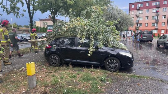 Ulewne deszcze w regionie, przez Skarżysko przeszła nawałnica