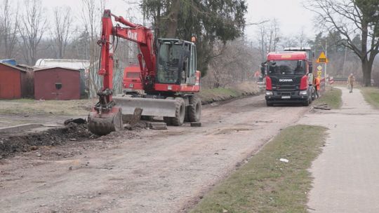 Ulica Asfaltowa w remoncie