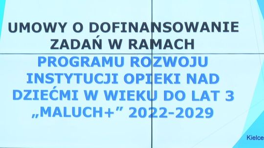 Umowy w ramach programu Maluch+ podpisane