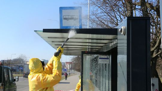 W Kielcach dezynfekują przystanki