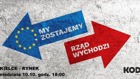 W niedzielę na Rynku demonstracja w obronie miejsca Polski w Unii Europejskiej 