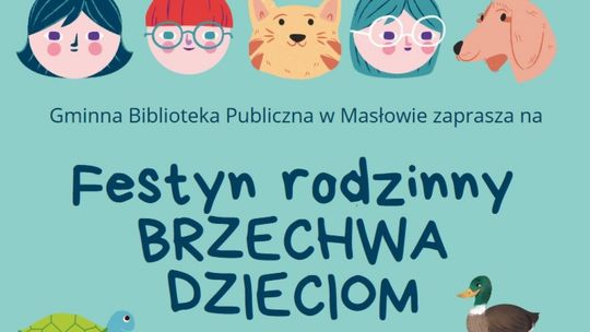 W piątek festyn dla najmłodszych mieszkańców gminy Masłów