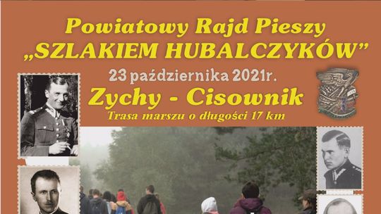 W sobotę Powiatowy Rajd Pieszy „Szlakiem Hubalczyków”. Zapraszamy