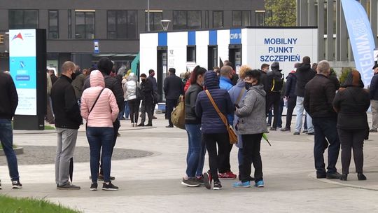 W weekend kolejna akcja szczepień przed Świętokrzyskim Urzędem Wojewódzkim