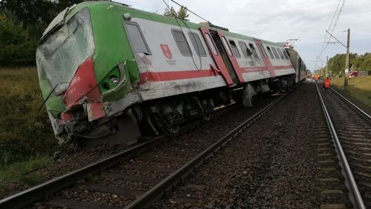 W Zgierzu wykoleił się pociąg pasażerski. Nikt nie został ranny