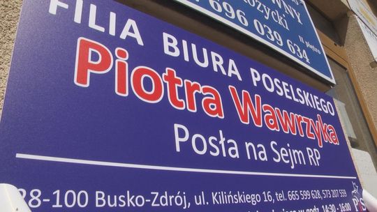 Wiceminister Piotr Wawrzyk otworzył kolejne biuro poselskie