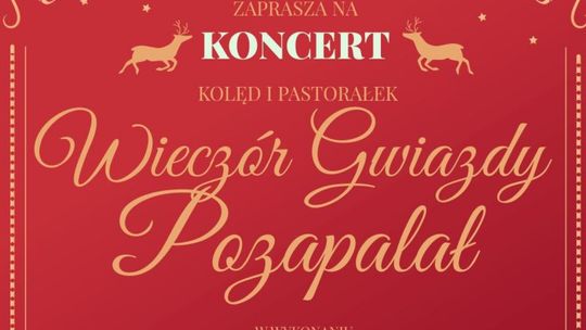 „Wieczór gwiazdy pozapalał”