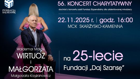 „Wirtuoz i Małgorzata” na 25-lecie Fundacji „Daj Szansę”