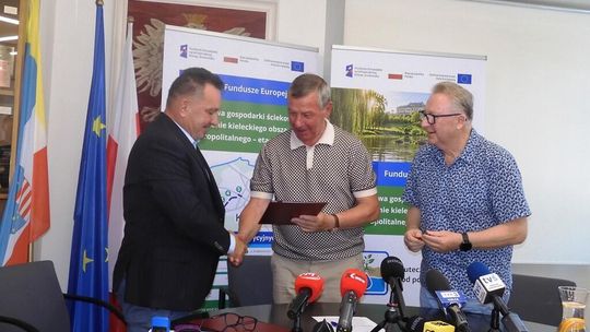 Wodociągi Kieleckie podpisały umowę na budowę kanalizacji w ul. Bernardyńskiej