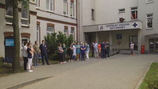 Wojewoda podziękował personelowi Szpitala Kieleckiego św. Aleksandra