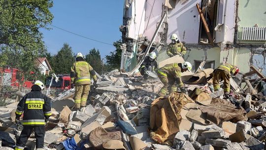 Wybuch gazu w domu jednorodzinnym, trwa akcja ratunkowa