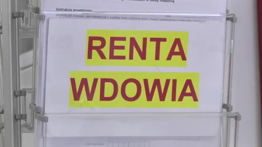 Wypłaty renty wdowiej ruszą od 1 lipca