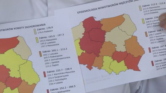 Wzrasta liczba zachorowań na nowotwory złośliwe. Wskaźnik wyleczalności coraz wyższy