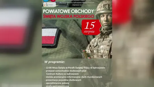 Zapowiedź święta Wojska Polskiego w Jędrzejowie