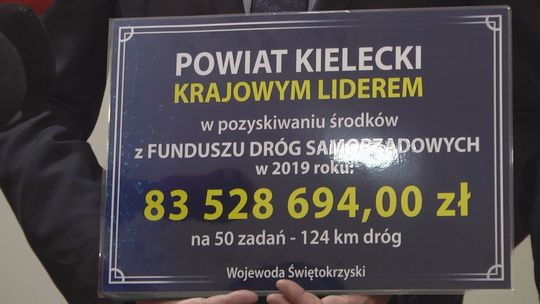 Zawrotna kwota na drogi dla powiatu kieleckiego!