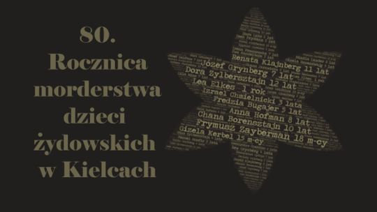 Zbliża się 80 rocznica mordu żydowskich dzieci w Kielcach