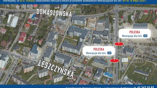 Zmiany w kursowaniu kilku linii autobusowych i nowe przystanki