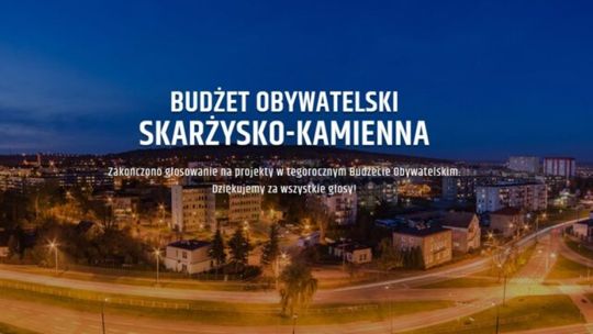 Znamy wyniki głosowania w ramach Budżetu Obywatelskiego