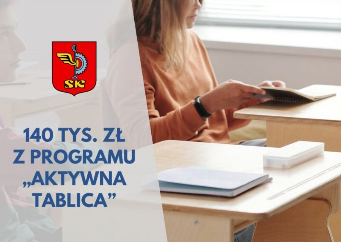 140 tysięcy złotych dla szkół z programu „Aktywna tablica”