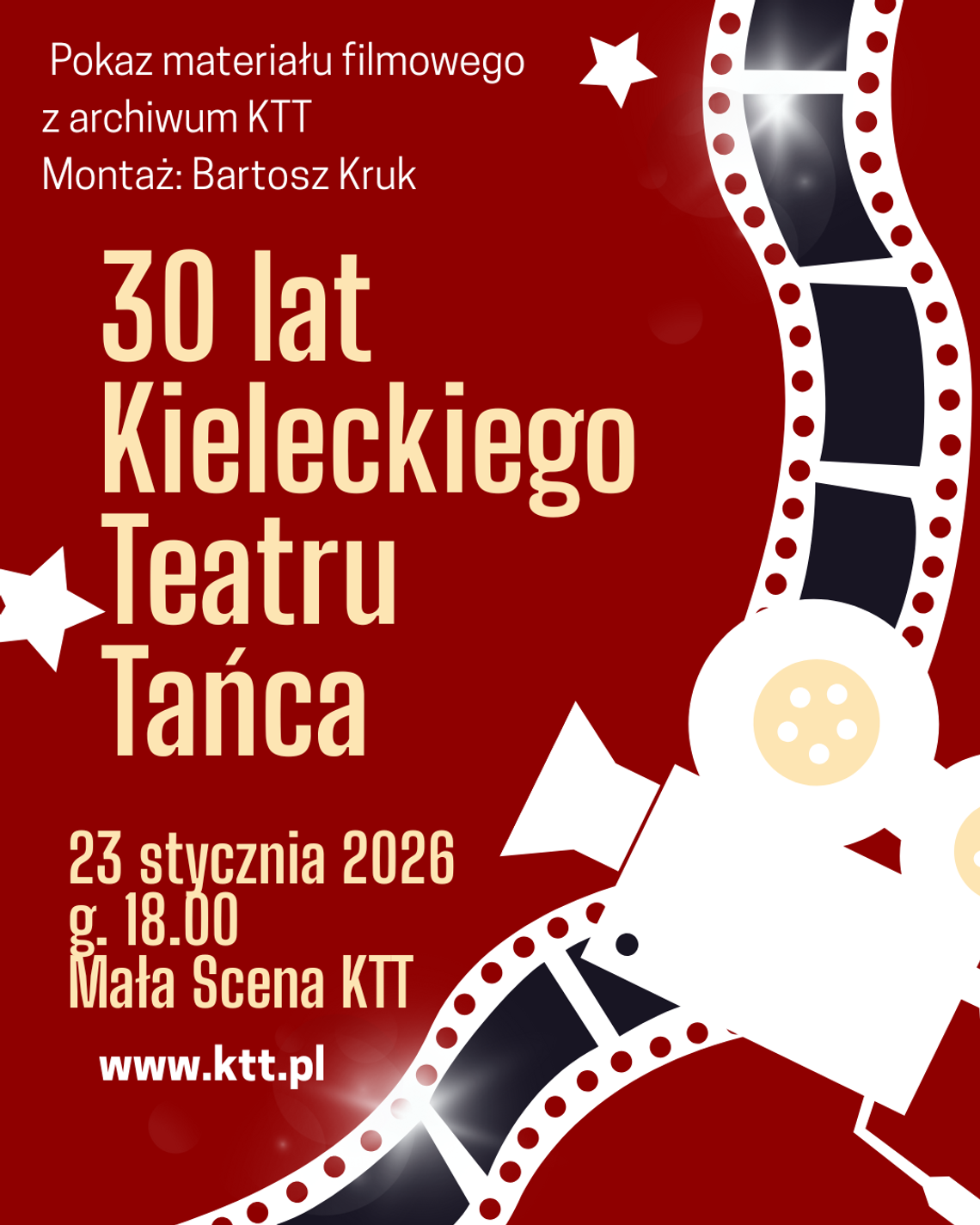 30 lat Kieleckiego Teatru Tańca – wyjątkowy pokaz archiwalny