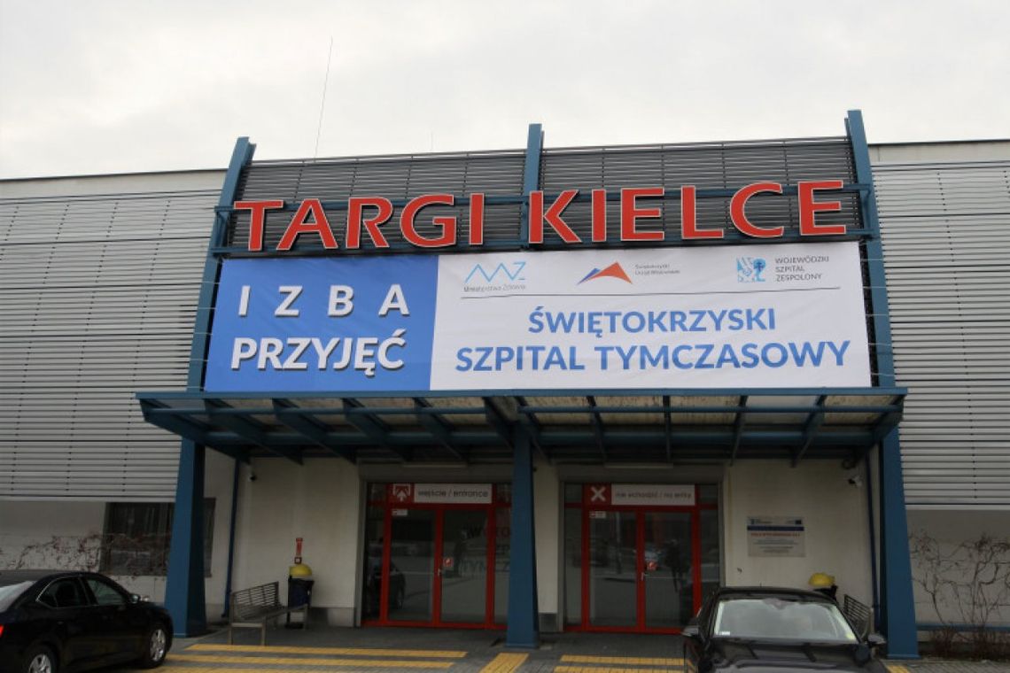 70 proc zajętych łóżek w Szpitalu Tymczasowym w Targach Kielce