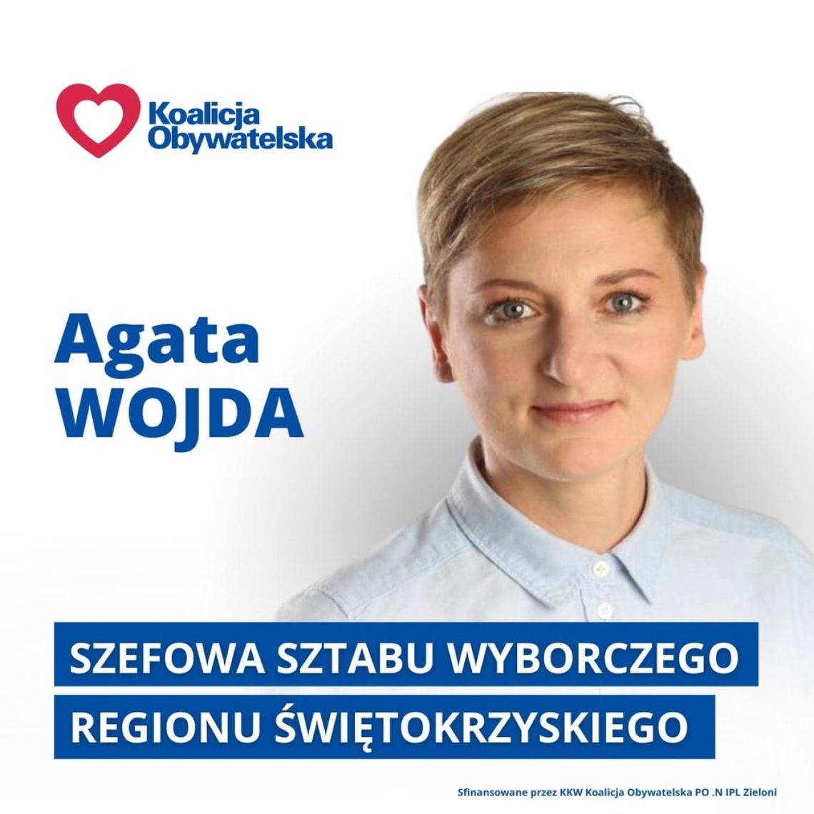 Agata Wojda chce poprowadzić KO do zwycięstwa 