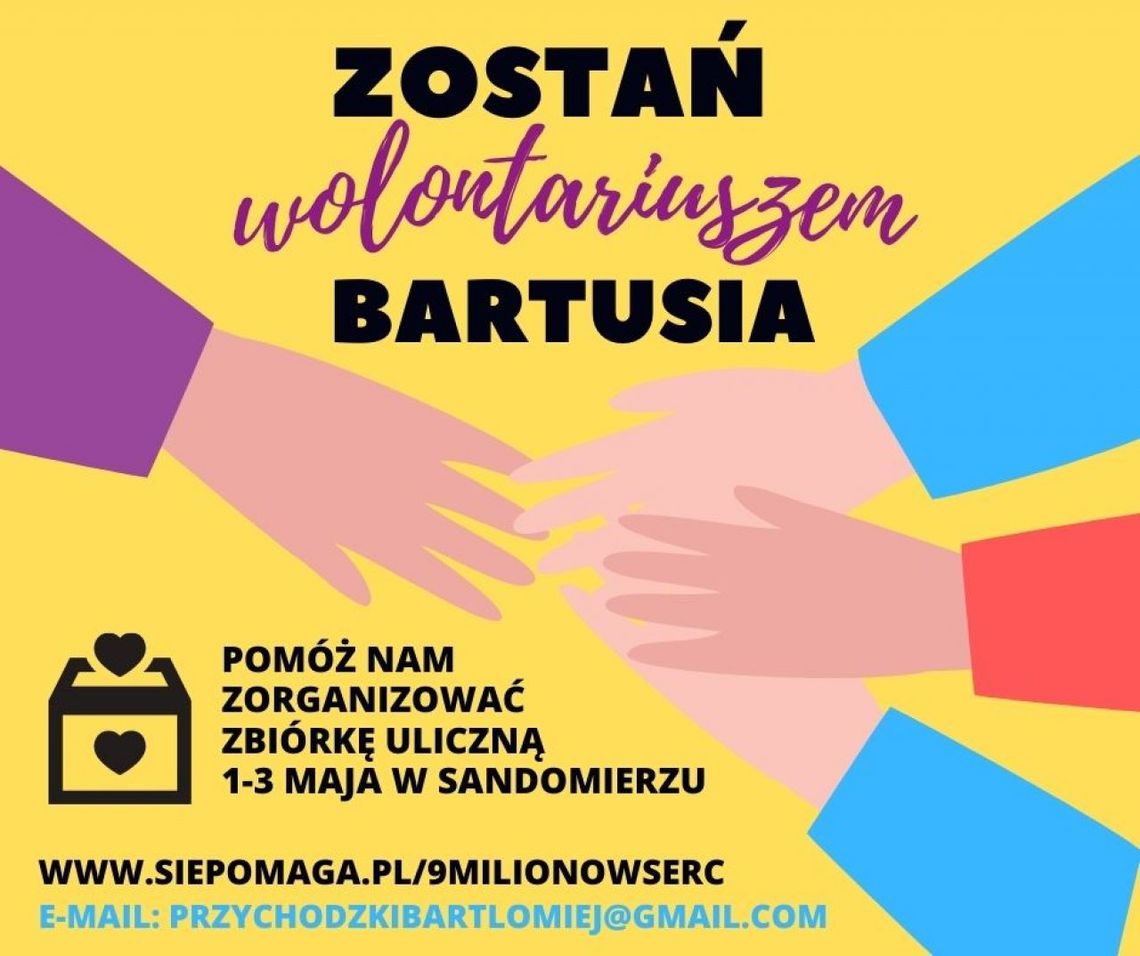 Bartuś szuka wolontariuszy