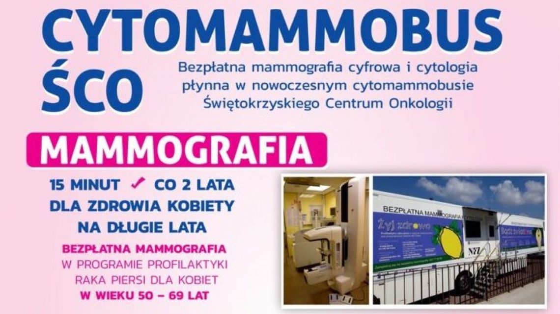 Bezpłatna cytologia i bezpłatna mammografia