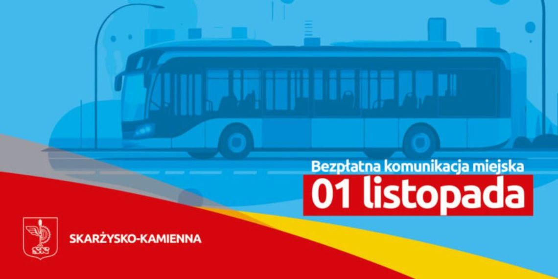 Bezpłatna komunikacja miejska w Skarżysku – 1 listopada
