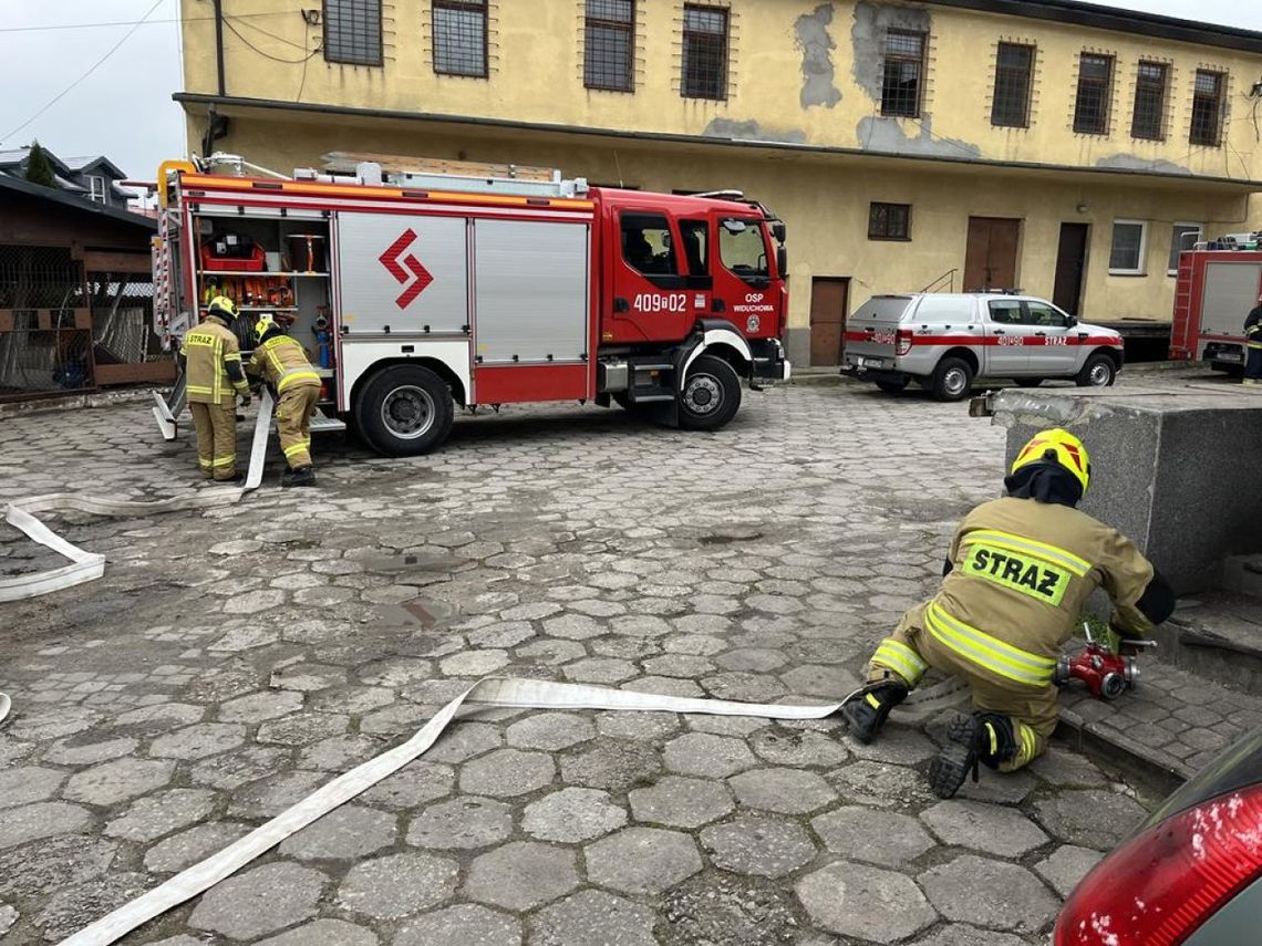 Ćwiczenia na obiekcie piekarni PSS Społem w Busku-Zdroju