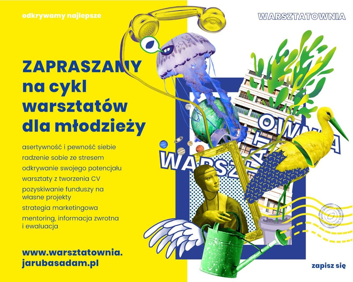   Czy słyszałeś już o Warsztatownii? Są jeszcze wolne miejsc na szkolenia 