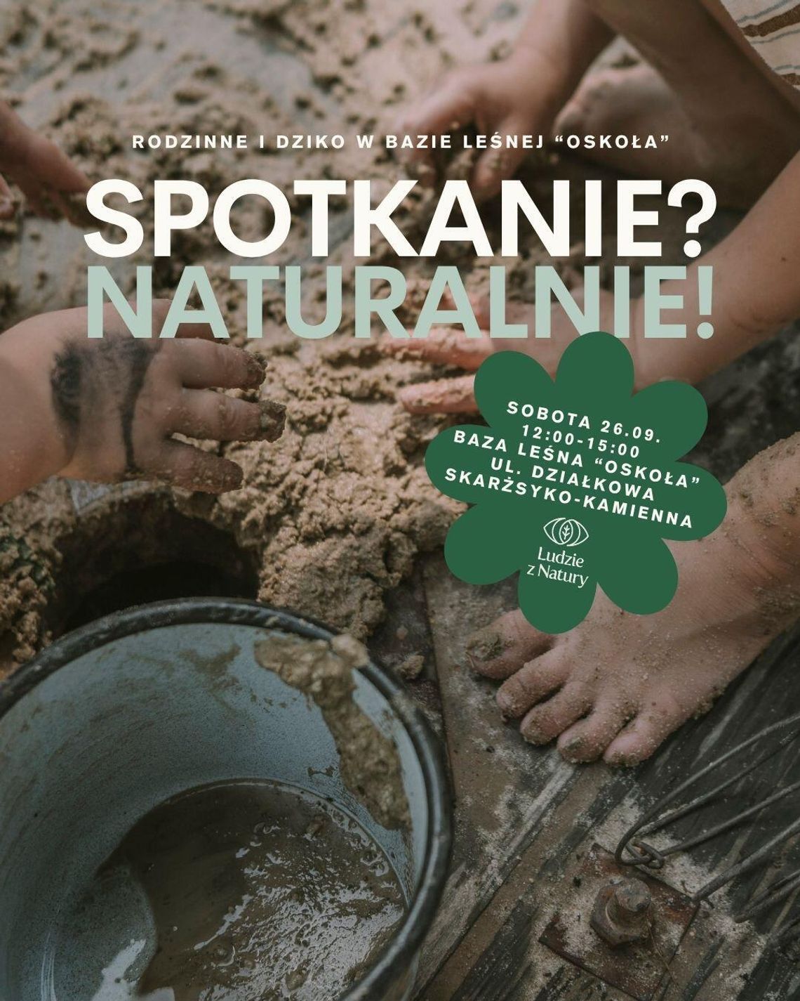 Dołącz do rodzinnej soboty przy ogniu, wśród natury