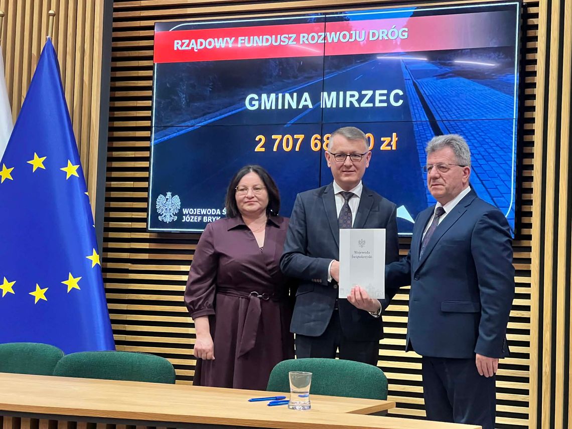 Droga Mirzec Korzonek - Mirzec Podkowalów z dofinansowaniem na rozbudowę Droga Mirzec Korzonek - Mirzec Podkowalów z dofinansowaniem na rozbudowę