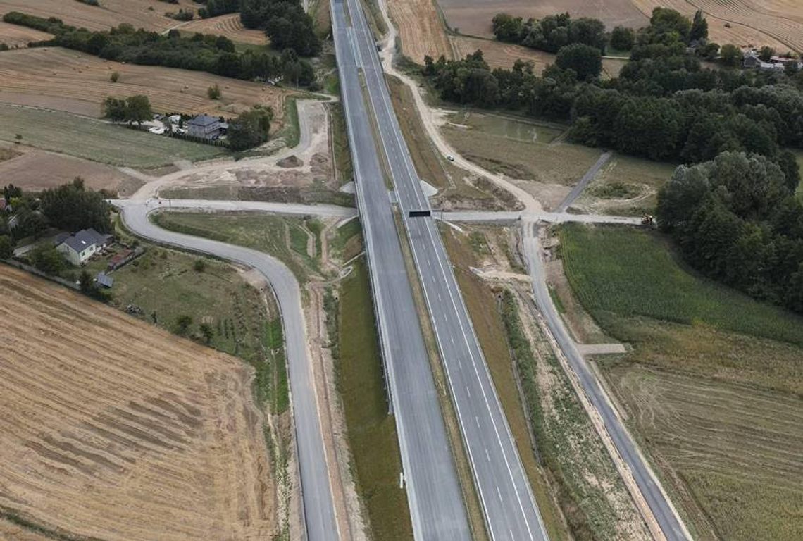 Droga powiatowa pod budowaną S74 w ramach obwodnicy Opatowa ponownie przejezdna