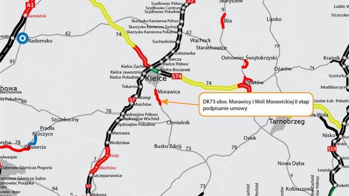 Drugi etap obwodnicy Morawicy i Woli Morawickiej w realizacji