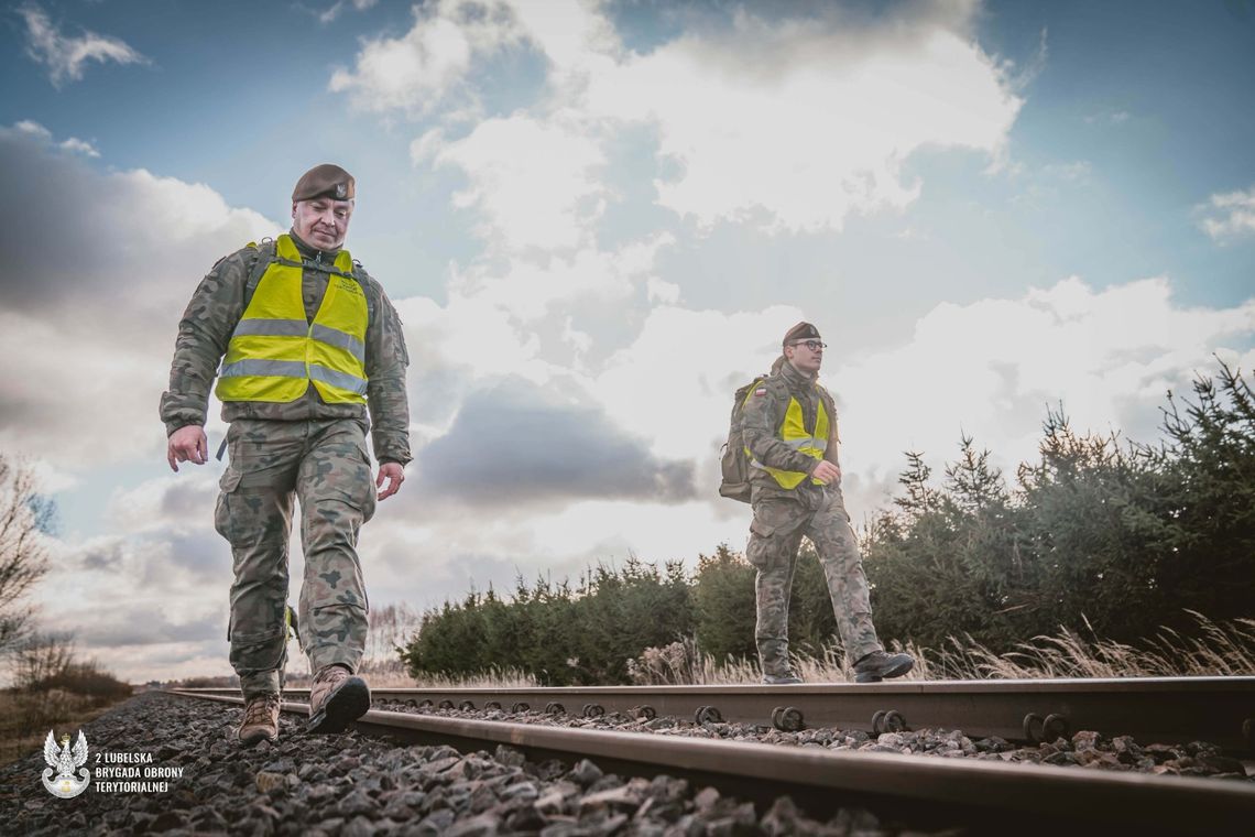 Dywersja na torach. WOT wzmacniają ochronę Dywersja na torach. WOT wzmacniają ochronę