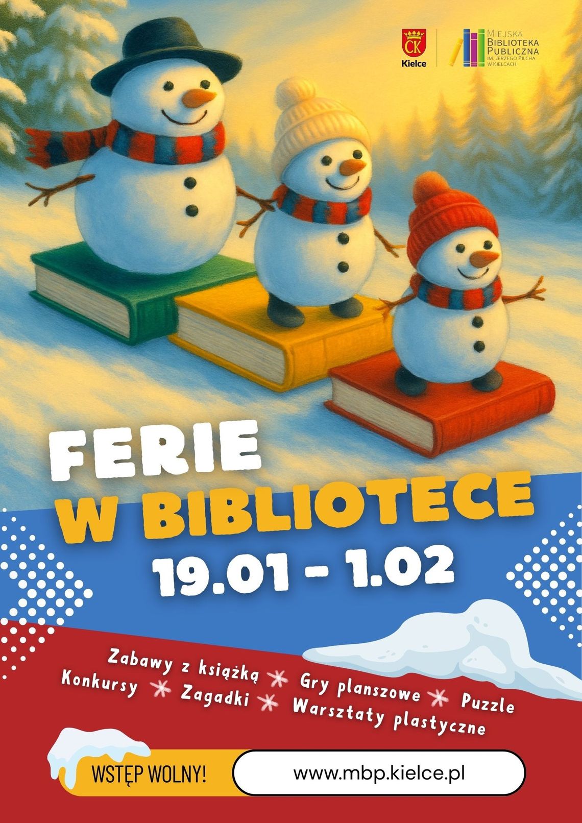 Ferie w bibliotece Ferie w bibliotece