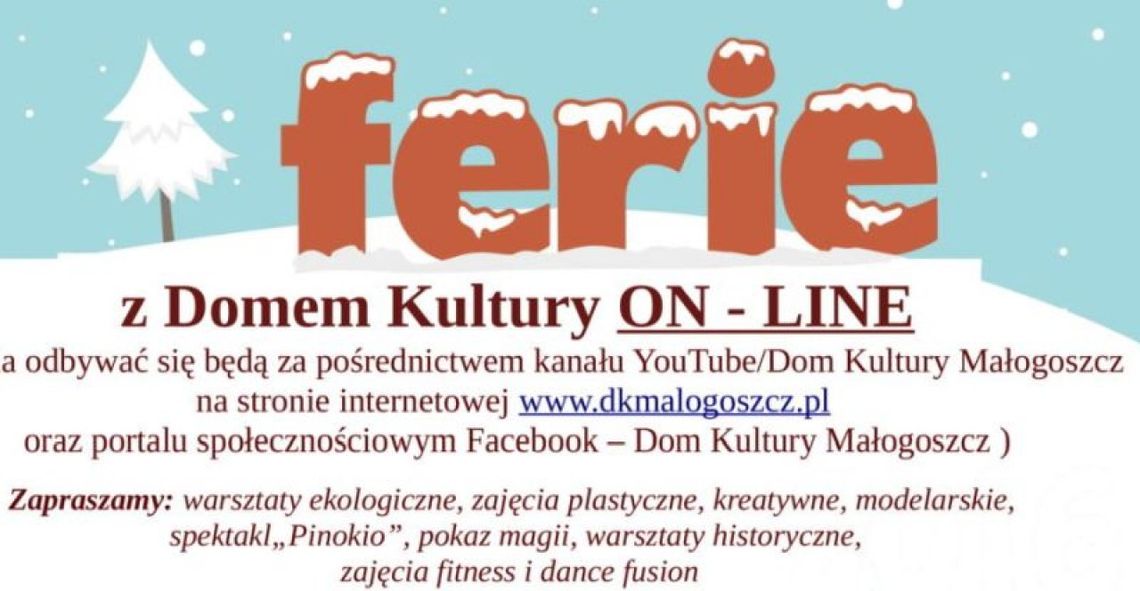 Ferie z Domem Kultury. Nie będzie nudno!