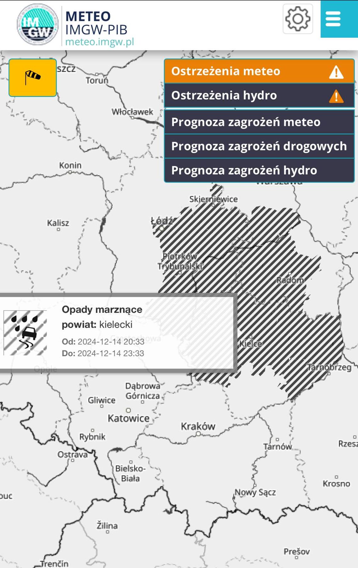 Gołoledź na drogach! Kierowcy bądźcie ostrożni