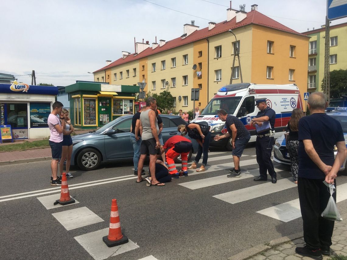 Groźne potrącenie na pasach w Skarżysku