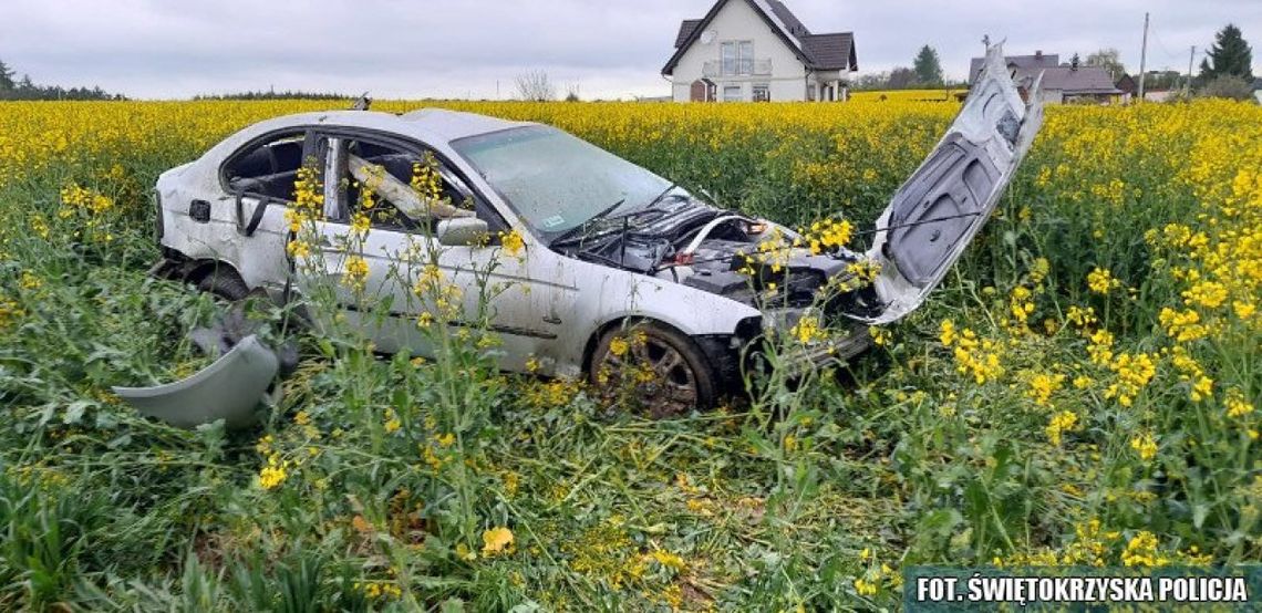 Groźny wypadek, w którym ktoś mógł stracić życie