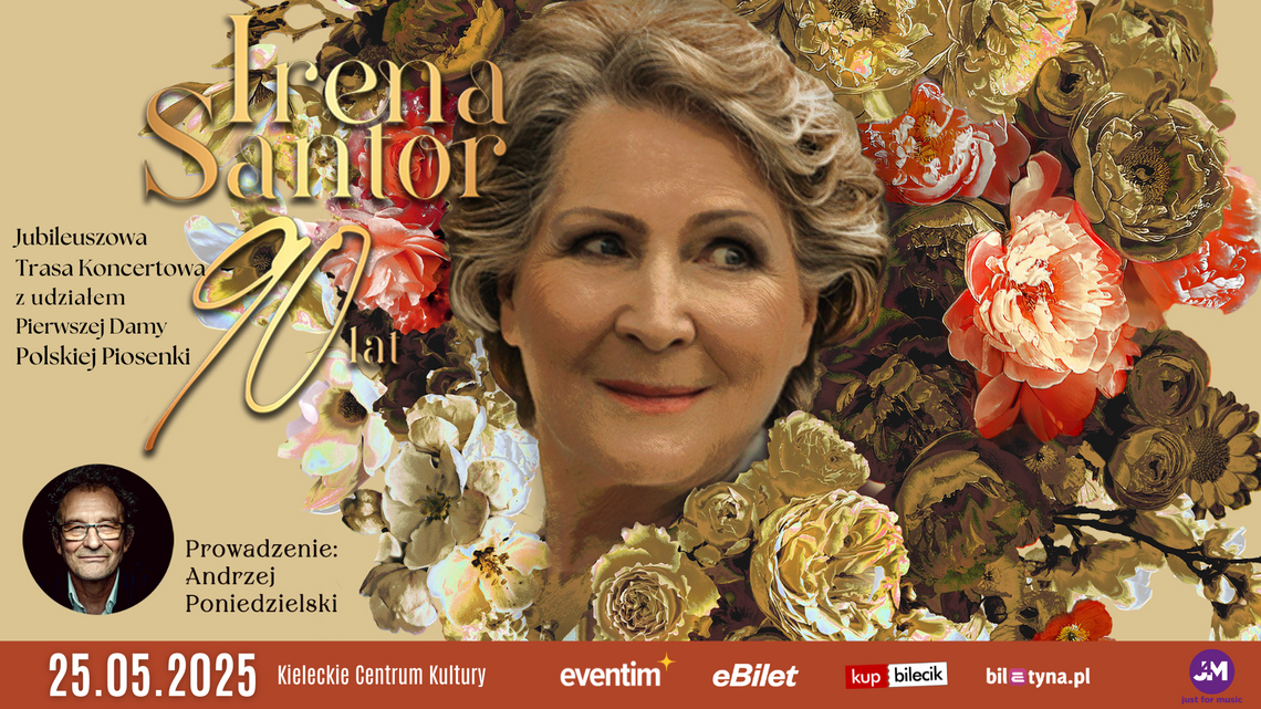Irena Santor – Jubileuszowy Koncert w Kielcach!